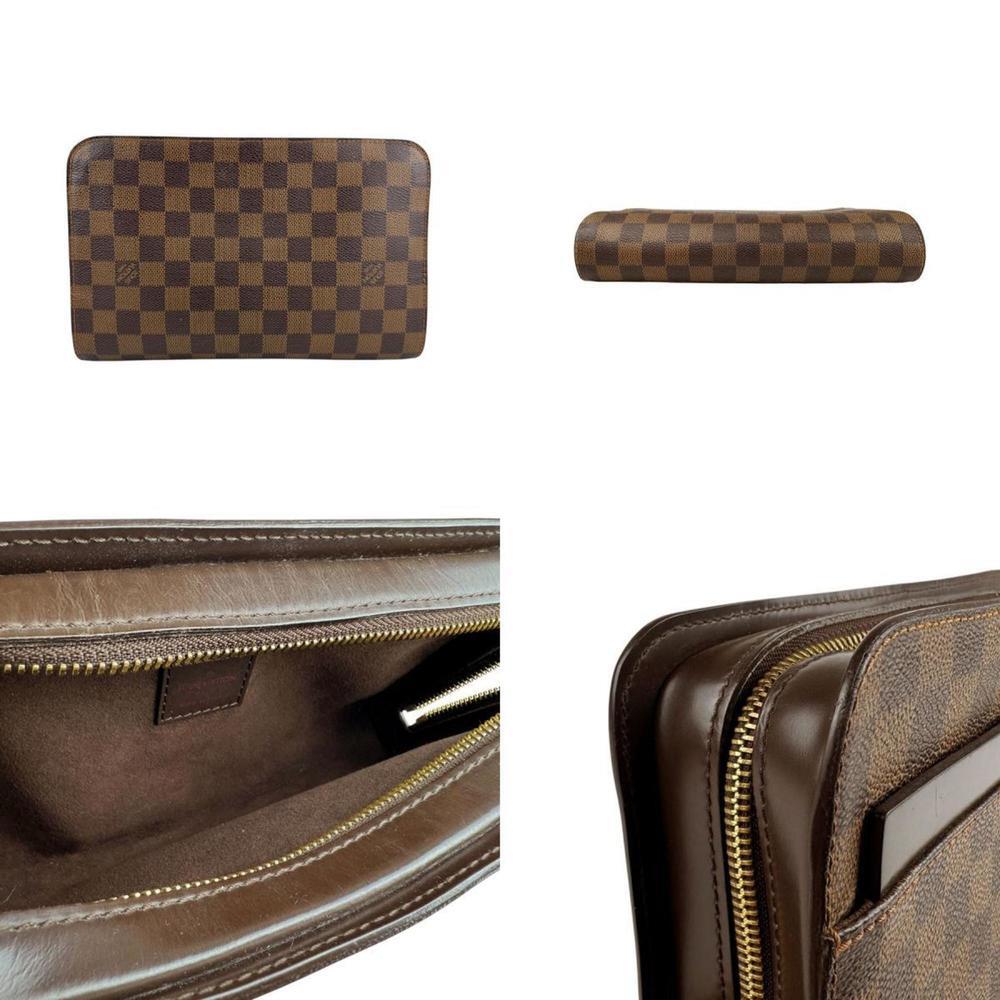 LOUIS VUITTON Authentic Brown Damier Clutch Bag - Picture 3 of 5